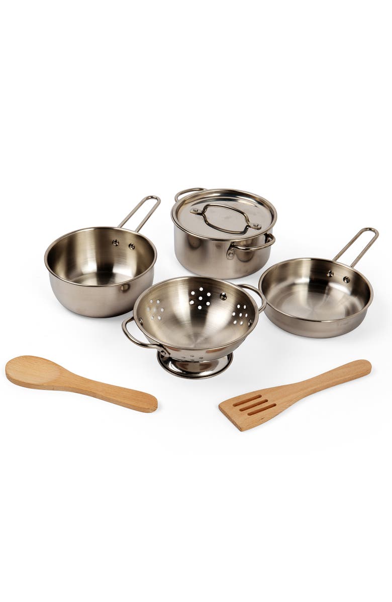 Bigjigs Toys Cooking Pot Rack, Alternate, color, 