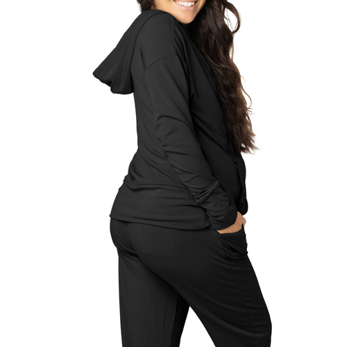 Kindred Bravely Maternity & Nursing Hoodie In Black