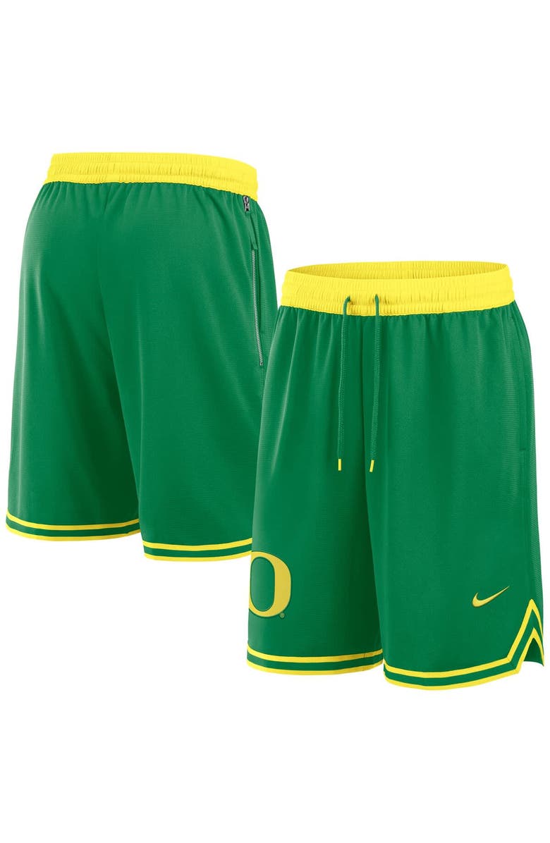 Nike Men's  Nike Green Oregon Ducks Performance Basketball Shorts, Main, color, 