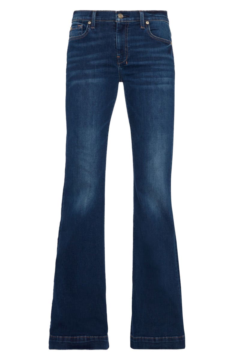 7 For All Mankind Dojo Tailorless Mid Rise Flare Jeans, Alternate, color, Moreno