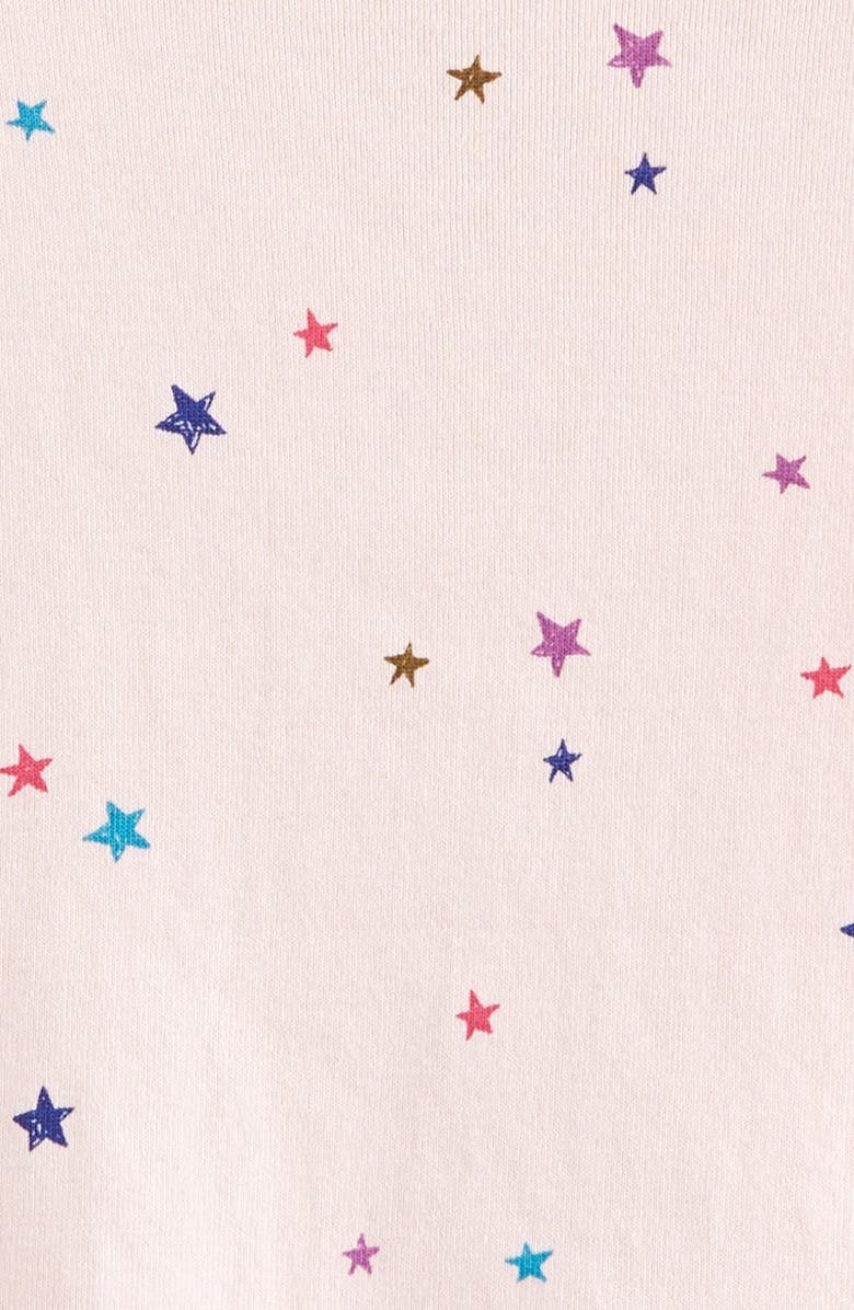 Tucker + Tate Kids' Print Ruffle Sleeve Cotton T-Shirt, Alternate, color, Pink Balm Cheerful Stars