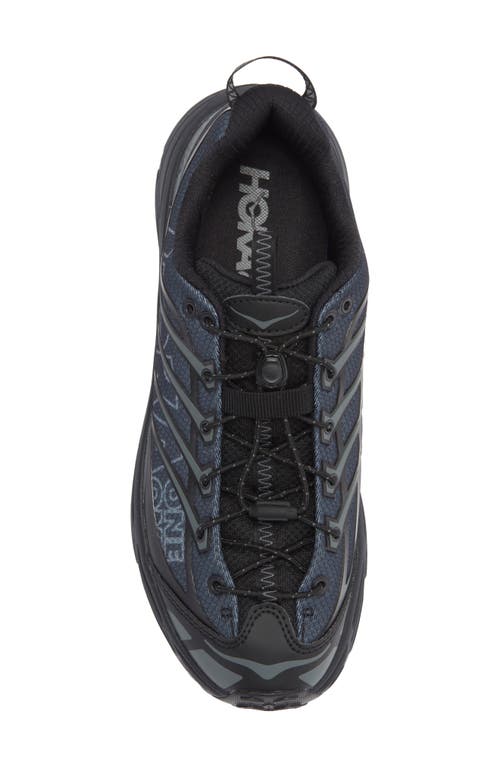 Hoka U Mafate Three2 Wordmark Sneakers In Black