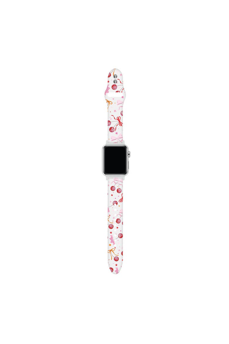 Disco Cherry Silicone Band for Apple Watch + Smartwatch, Alternate, color, Disco Cherry