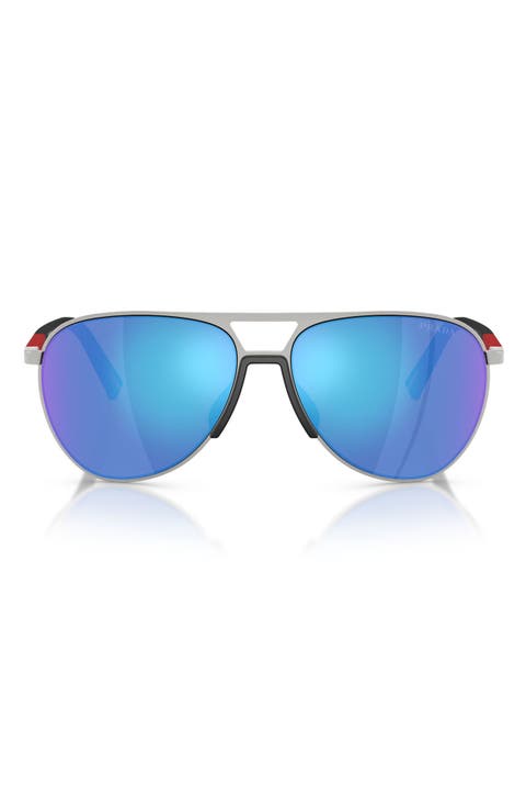 59mm Pilot Sunglasses