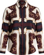 Lauren Ralph Lauren Kristy Twill Button-Up Shirt