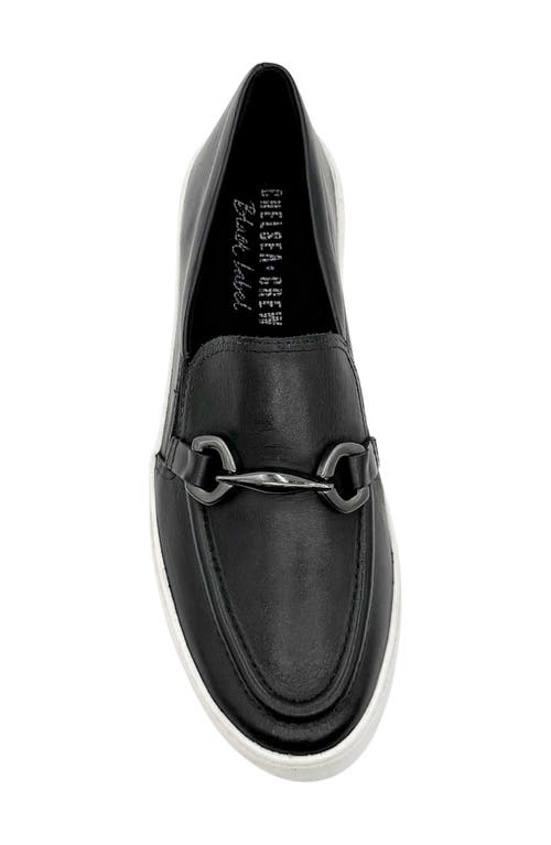 Chelsea Crew Wonka Bit Platform Loafer In Black/white Leather