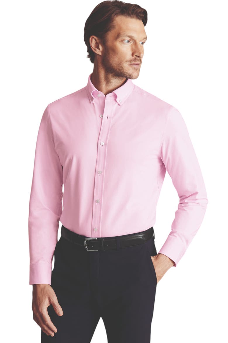 4 Way Stretch Jersey Shirt, Main, color, Light Pink