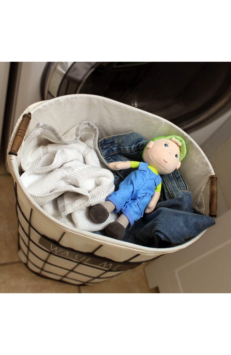 HABA Snug Up Till - 10" Soft Doll, Machine Washable Baby Boy Doll, Snuggly Toddler Plush Figure for 18 Months and Up, Alternate, color, Blue Multi