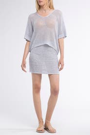 Sunday St. Tropez Livia Crochet Cover-Up Mini Skirt
