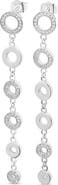 Lucy Quartermaine Art Deco Halo Drop Earrings