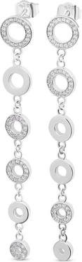 Lucy Quartermaine Art Deco Halo Drop Earrings