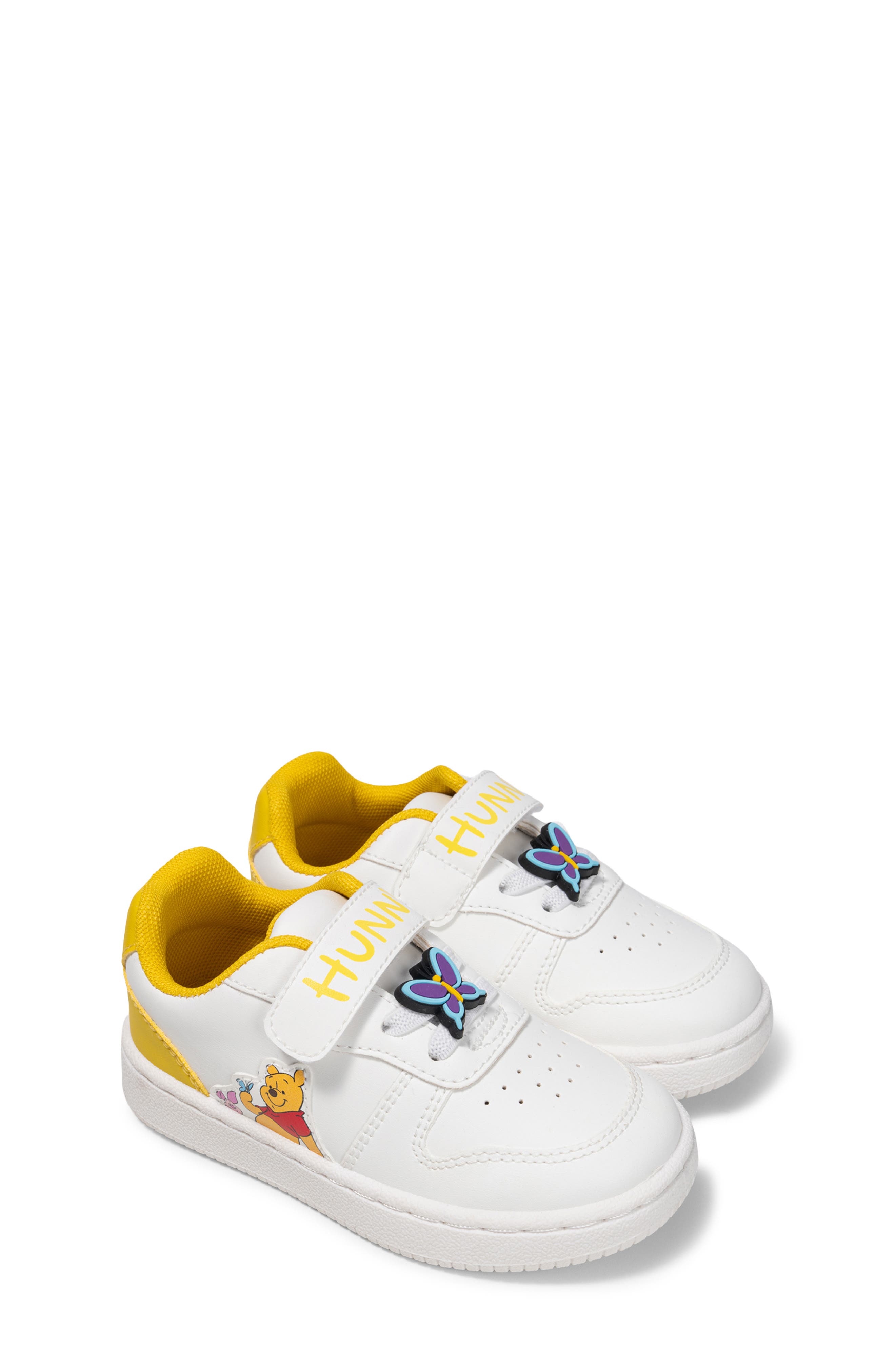 Kid's Winnie the Pooh Sneaker, Alternate, color, WHITE