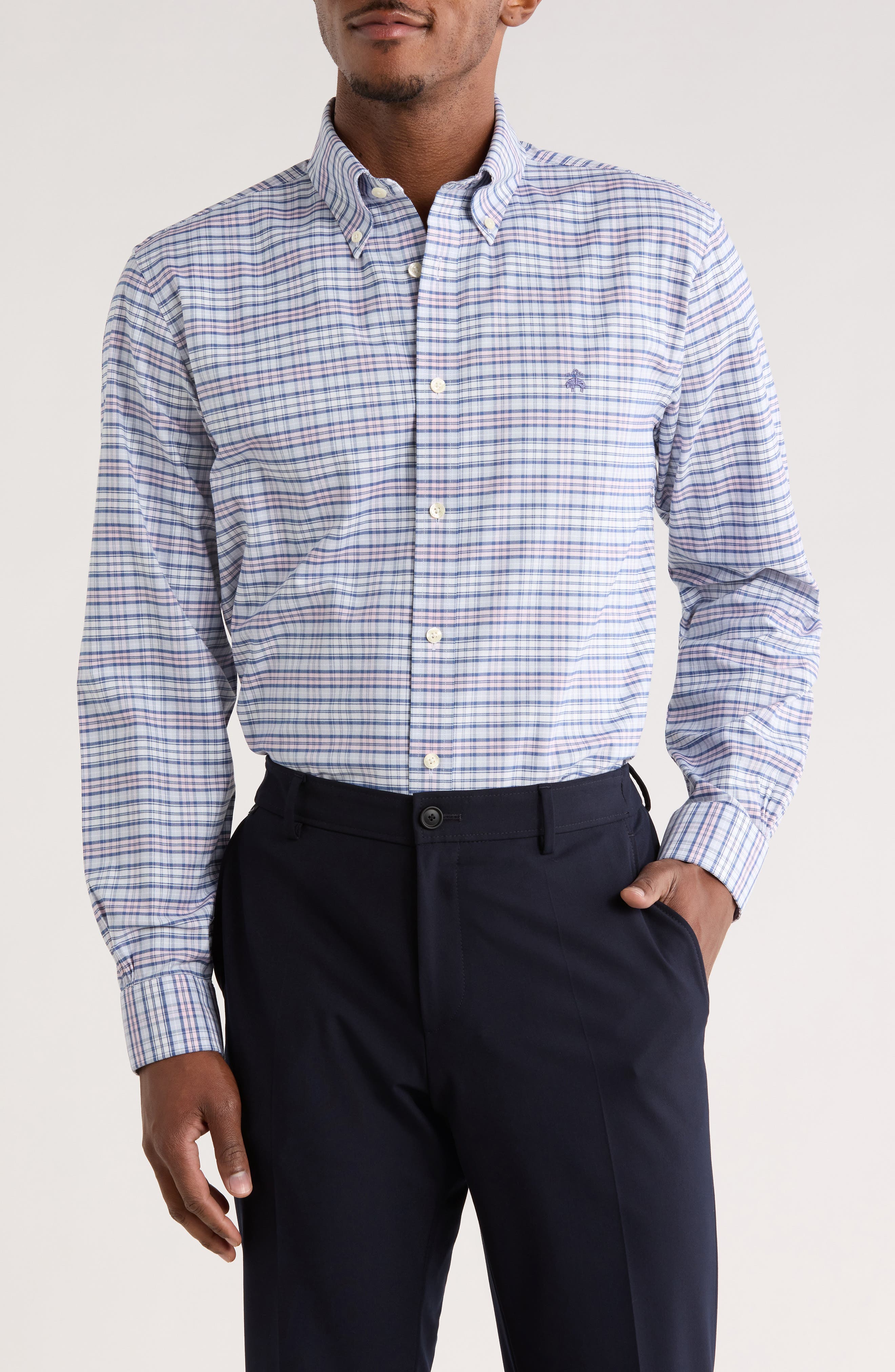 Brooks Brothers Regular Fit Non-Iron Oxford Button-Down Shirt