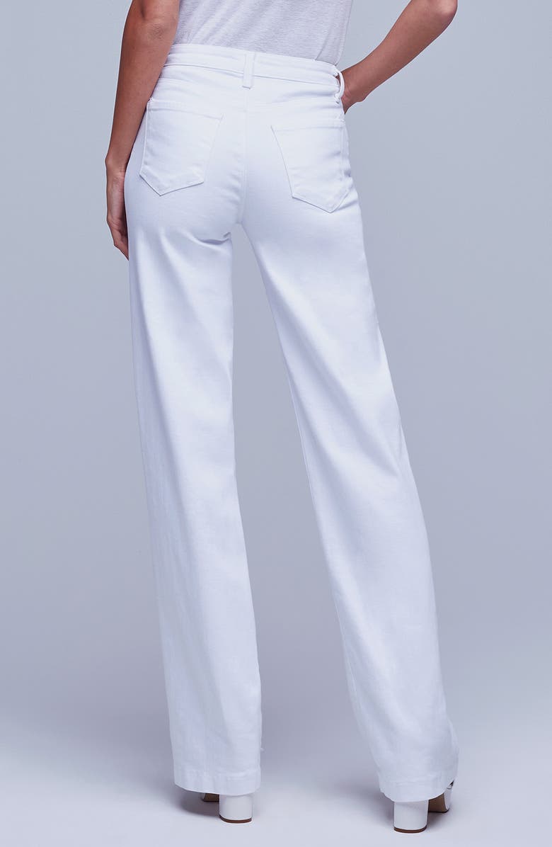 L'AGENCE Clayton Wide Leg Jeans, Alternate, color, 