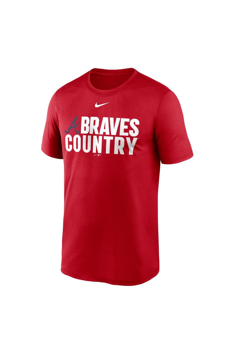 Nike Men's Nike Red Atlanta Braves Local Legend Performance T-Shirt, Alternate, color, 