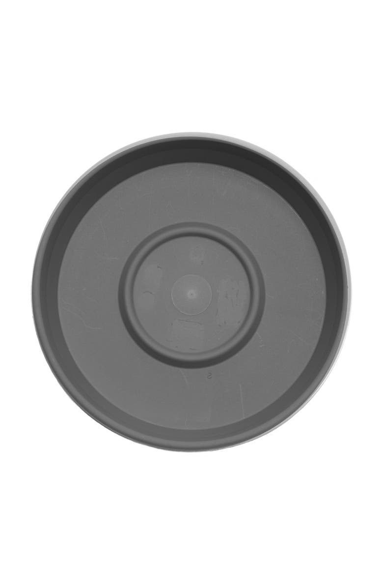 Bloem Terra 20 Inch Resin Flower Pot Saucer, Charcoal Gray, Alternate, color, Gray
