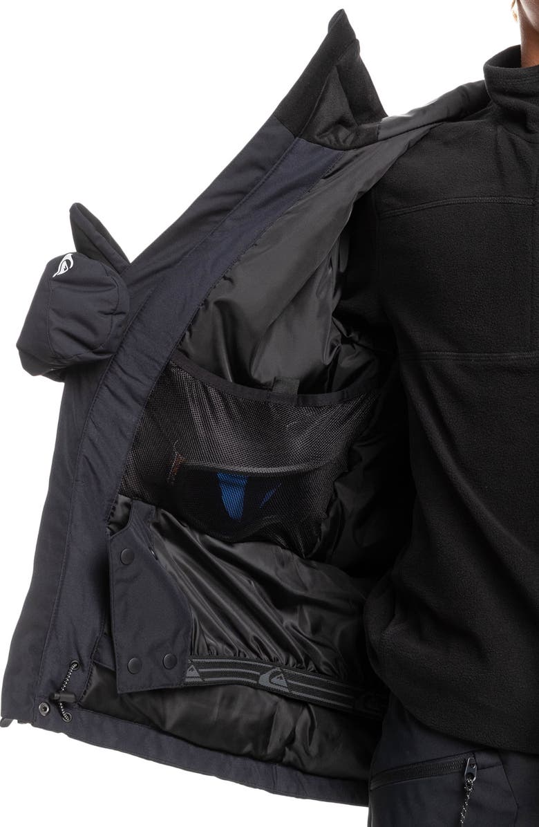 Quiksilver Kids' Solid Waterproof Recycled Polyester Jacket, Alternate, color,