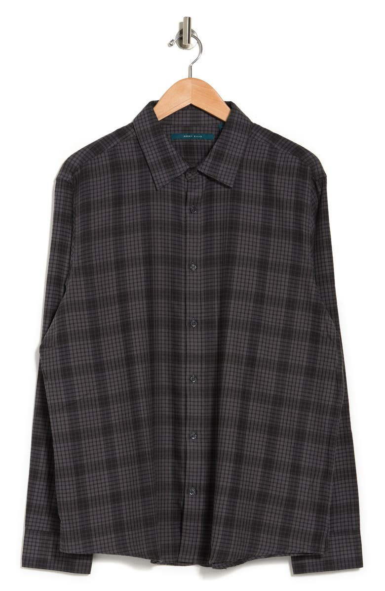 Perry Ellis Deco Plaid Flannel Shirt, Alternate, color,