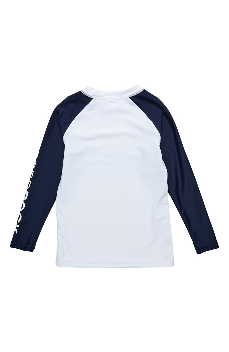Snapper Rock Kids' Wave Stripe Long Sleeve Rashguard Top, Alternate, color, 