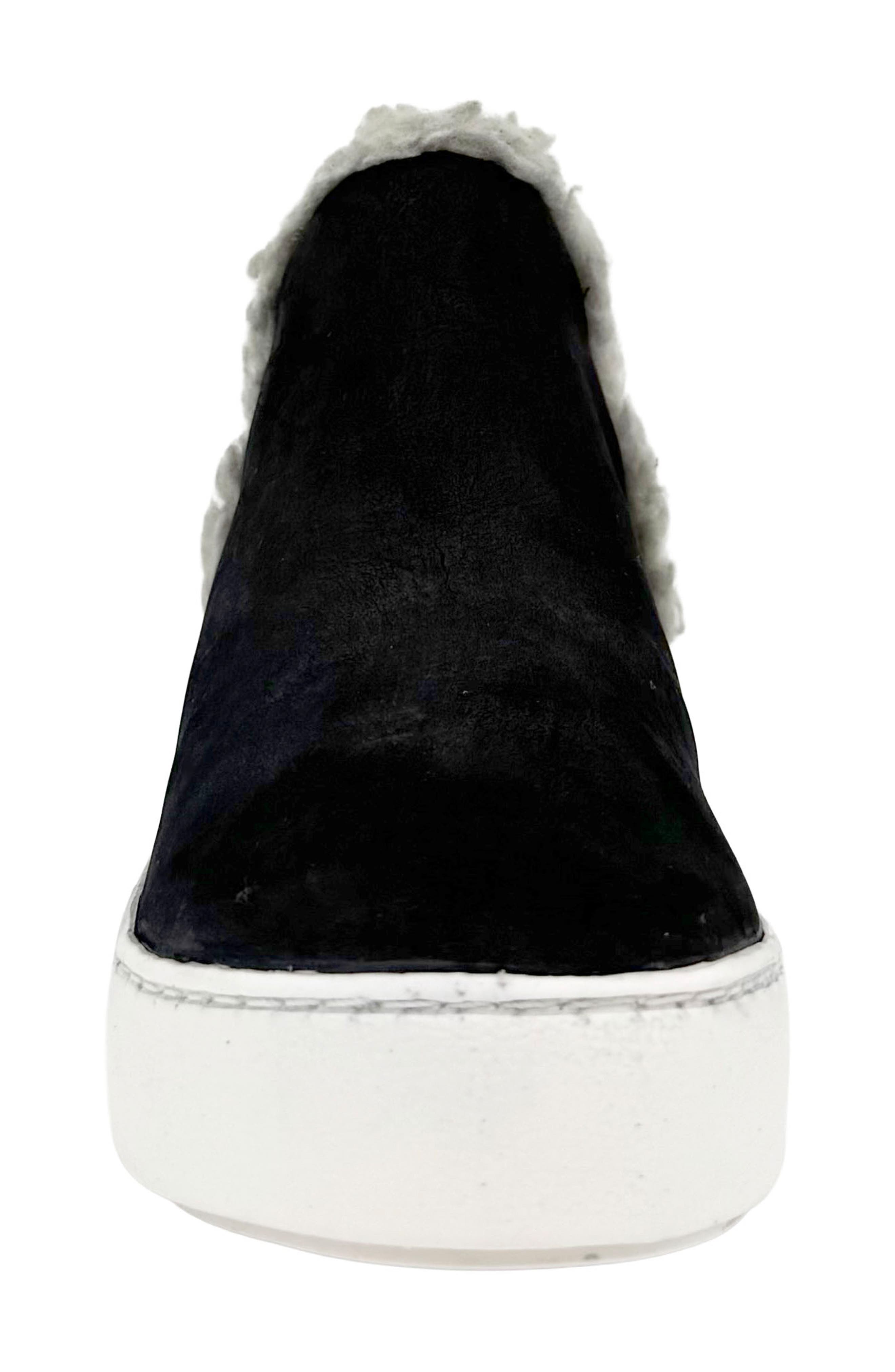 Winston Leather High Top Sneaker, Alternate, color, BLACK