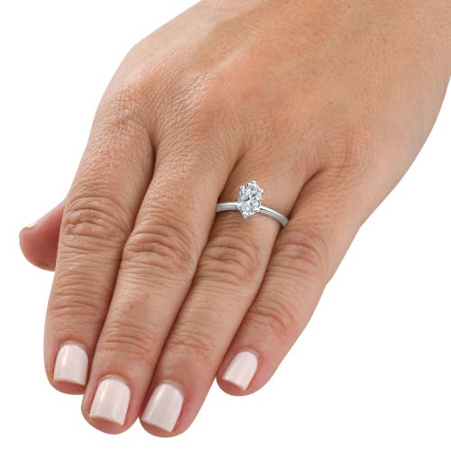 Bliss Diamond Platinum 1 Ct Oval Diamond Solitaire Engagement Ring Lab Grown In Platinum