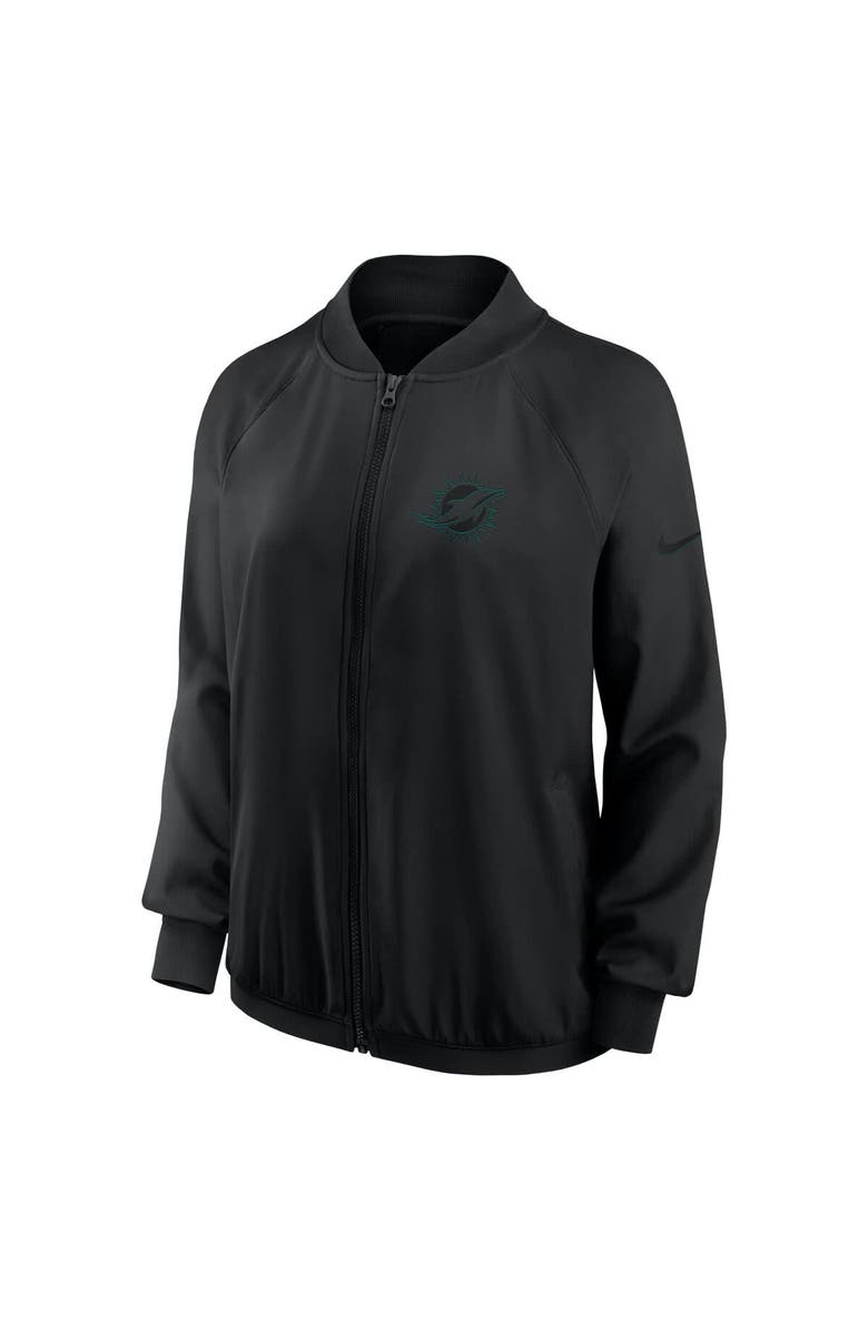 Nike Women's Nike  Black Miami Dolphins Full-Zip Jacket, Alternate, color, Black