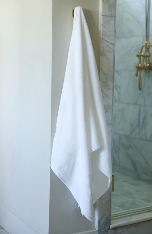Cozy Earth Luxe Set Of 2 Bath Sheets In White