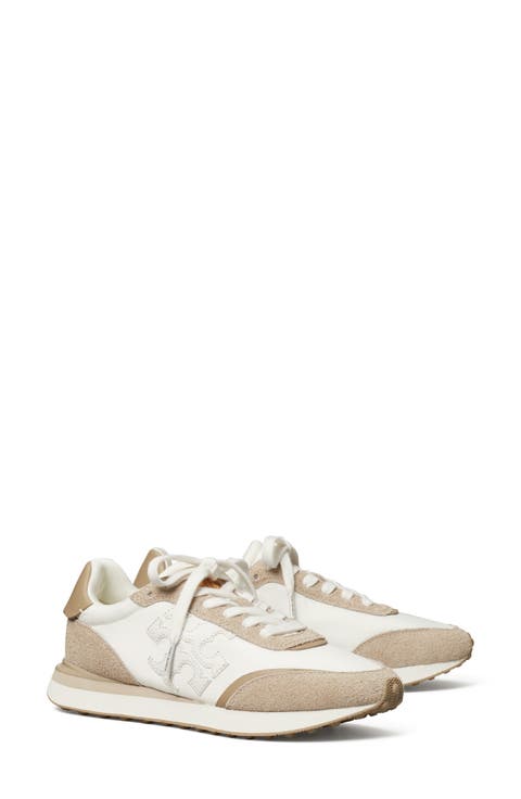 スニーカー TORY BURCH Woman Sneakers White 161841 250 Tory Burch Women's White Kick Trainer New Remember Domestic