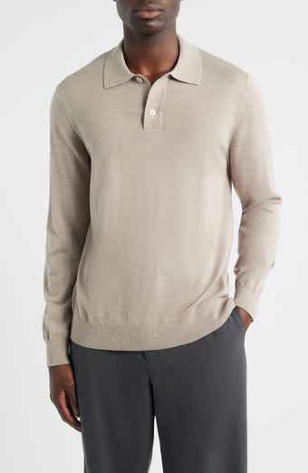 NN07 Serge 6584 Long Sleeve Wool Blend Polo Sweater