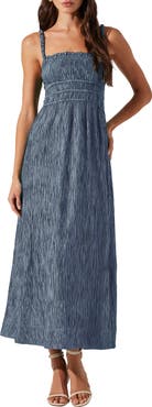 ASTR the Label Neelam Shirred Maxi Dress