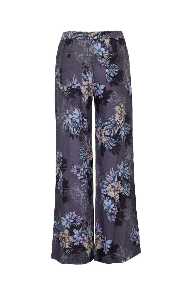 Lords of Harlech Exotic Floral Lillian Womens Wide-leg Pant, Alternate, color, Exotic Floral Black
