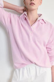 Almina Concept Lightweight Wool Polo