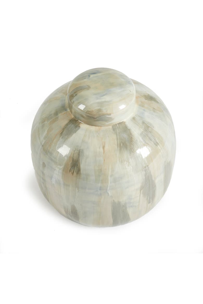 Almeta Lidded Urn, Alternate, color, White