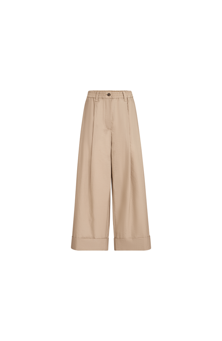 Brunello Cucinelli Boxy pleated trousers, Main, color, Espresso