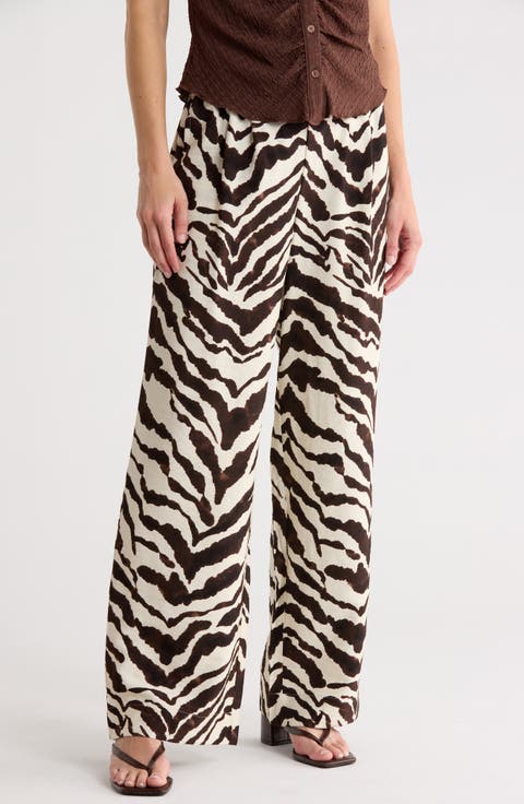 Easygoing Printed Drawstring Pants