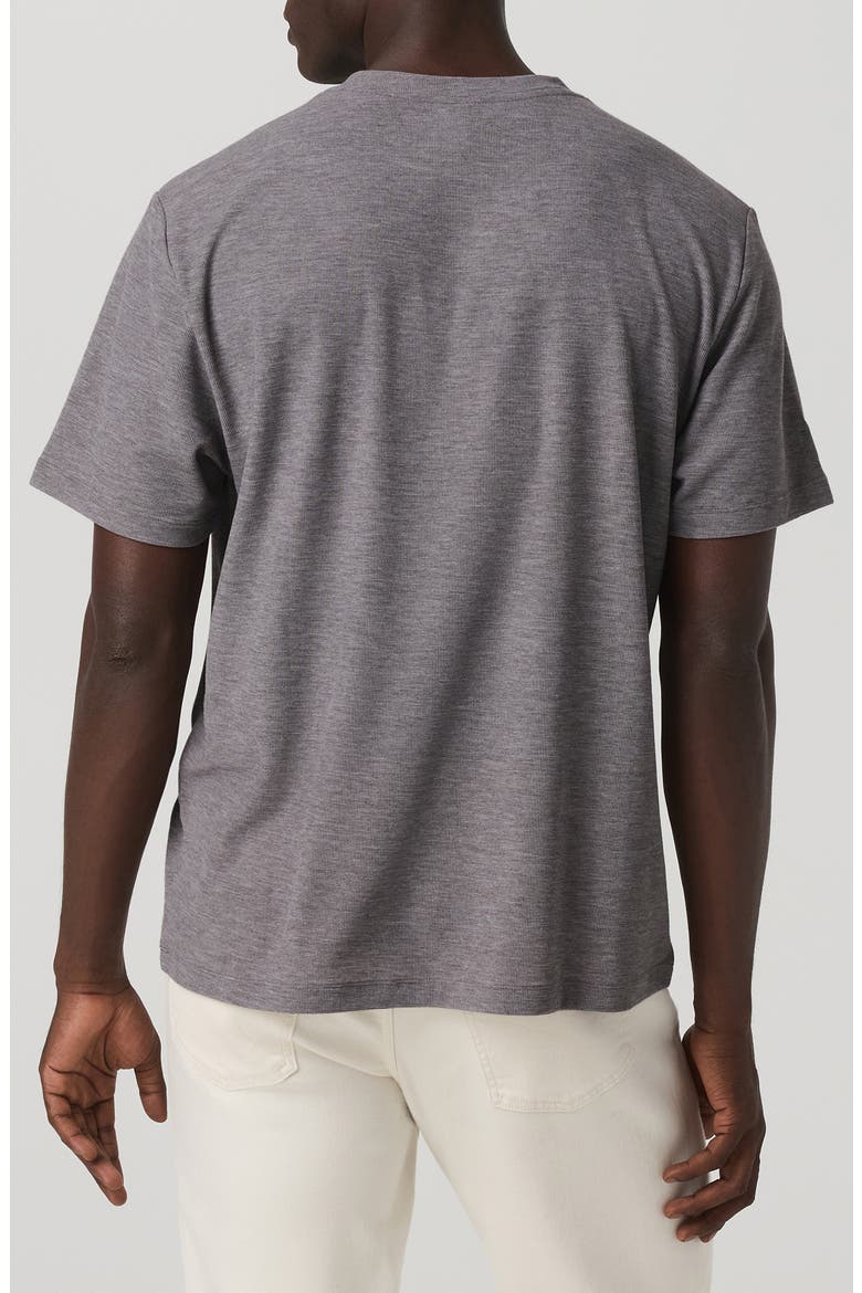 Micro Waffle Pocket T-Shirt, Alternate, color, SMOKE HEATHER