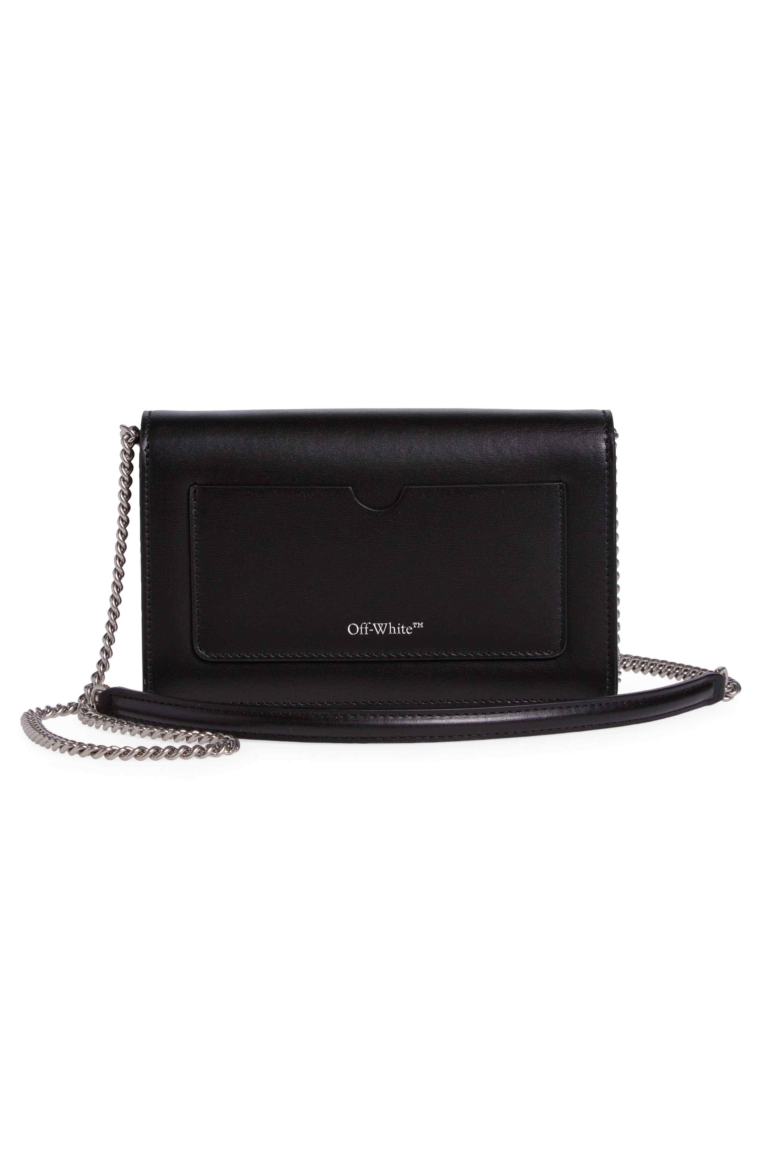 Off-White Jitney 0.5 Leather Shoulder Bag, Alternate, color, 