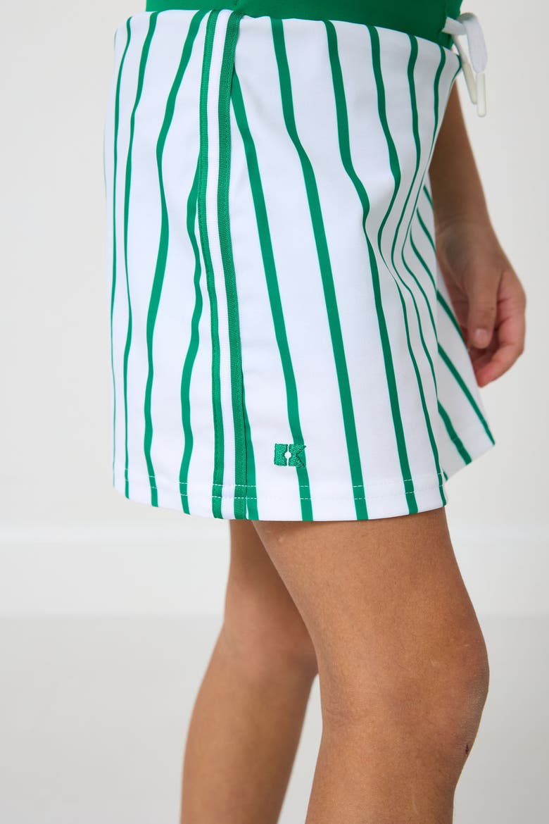 Girls Ribboned Skirt, Alternate, color, Kelly Green