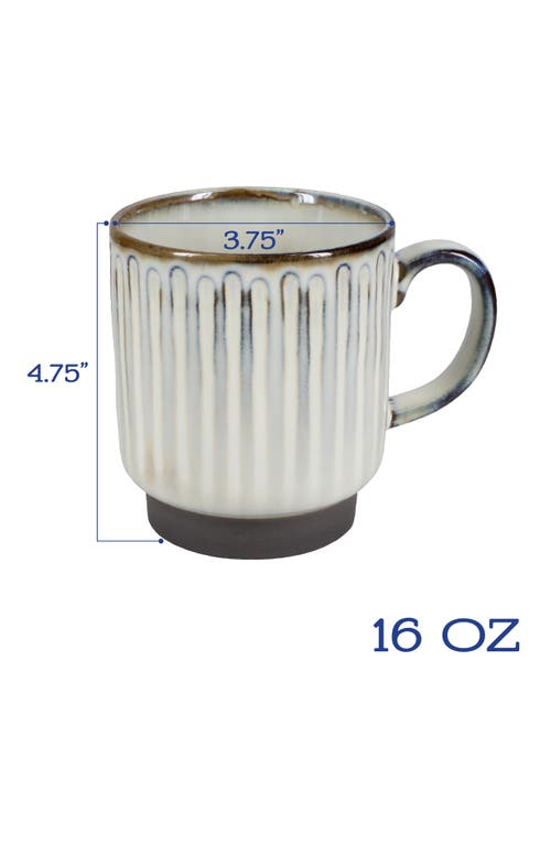 Bia Cordon Bleu Set Of 4 Colonnade Mug In Cream