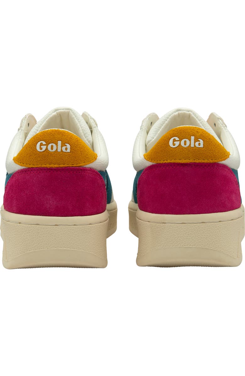 Gola Classics Grandslam Trident Sneaker, Alternate, color, White/ Peacock/ Sun