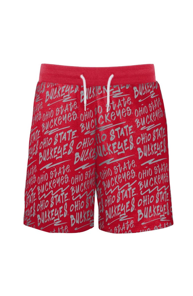 Outerstuff Youth Scarlet Ohio State Buckeyes Super Shorts, Alternate, color, 