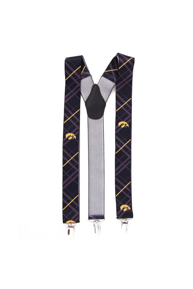 Men's Black Iowa Hawkeyes Suspenders, Main, color, Black