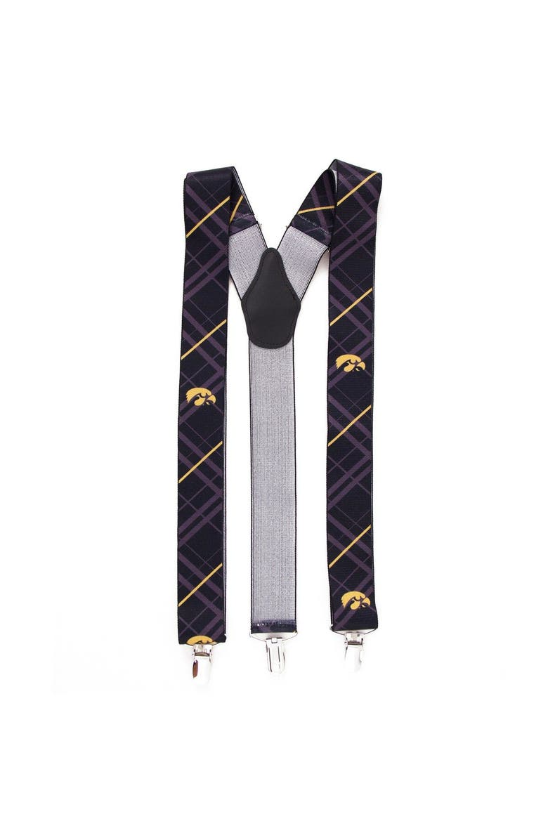 EAGLES WINGS Men's Black Iowa Hawkeyes Suspenders, Main, color, Black