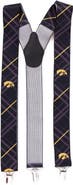 EAGLES WINGS Men's Black Iowa Hawkeyes Suspenders