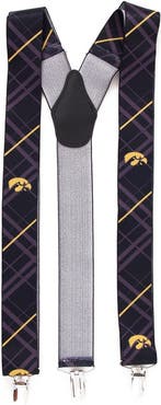 EAGLES WINGS Men's Black Iowa Hawkeyes Suspenders