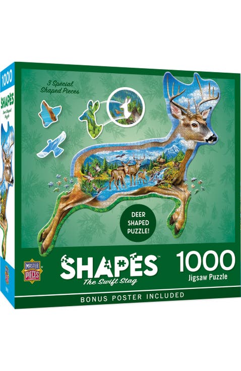 The Swift Stag 1000 Piece Shaped Puzzle