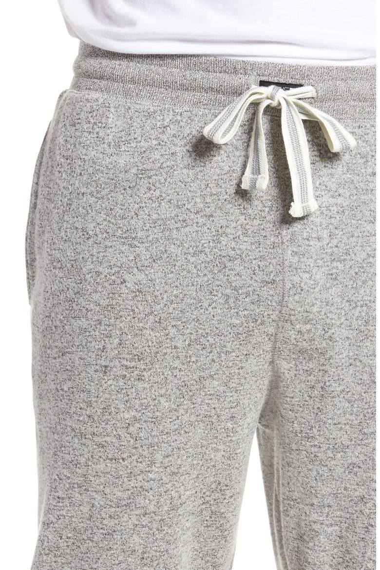 Cropped Drawstring Jogger Pants, Alternate, color, HEATHER GREY