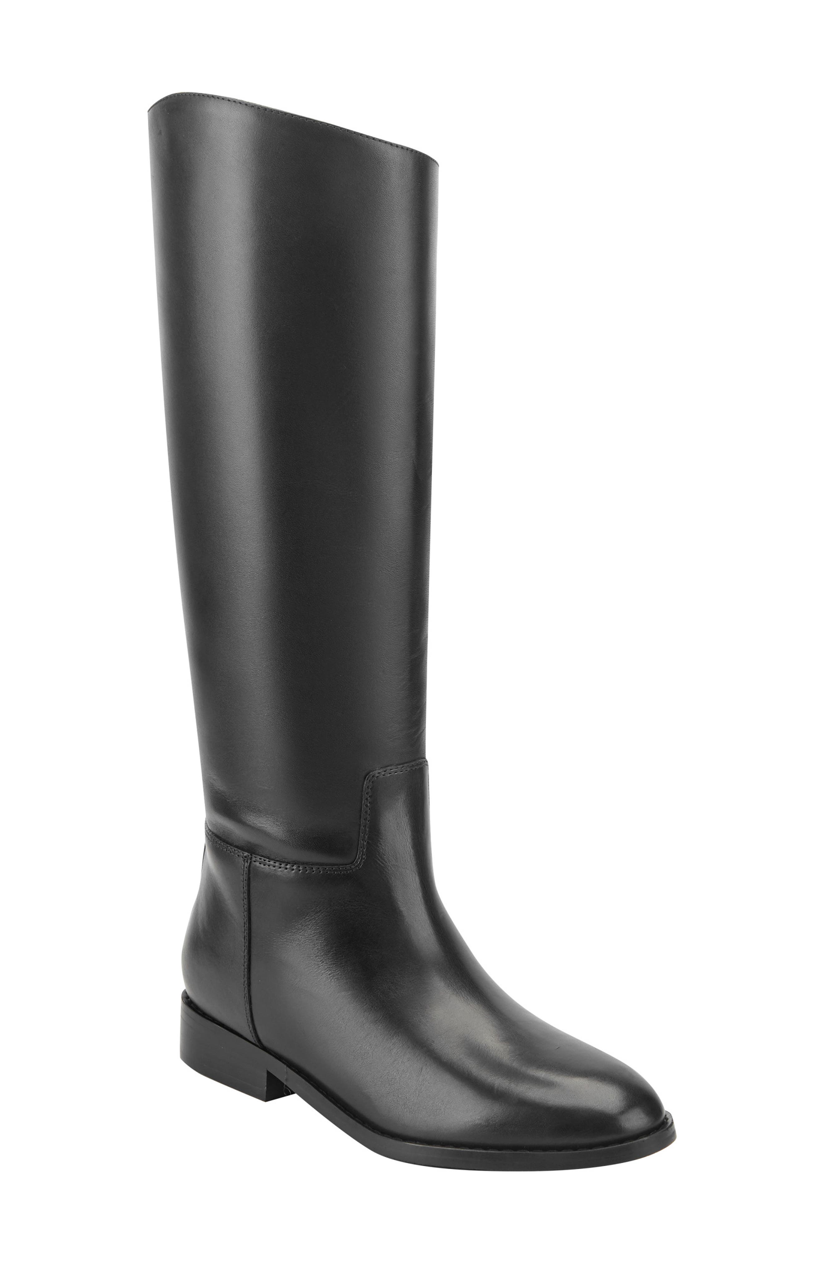 Florina Knee High Boot, Main, color, BLACK