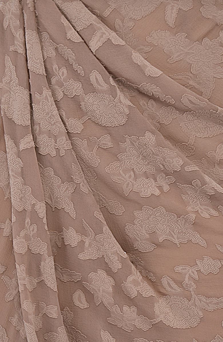 HOUSE OF CB Vesper Gathered Side Slit Skirt, Alternate, color, Vintage Cream