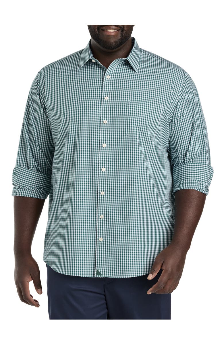 Untuckit Fit by Dxl Lawrence Grid Patterned Sport Shirt, Main, color, 